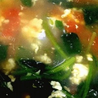 菠菜西红柿鸡蛋汤的做法的做法图解七