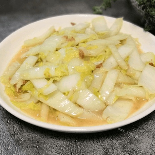 清淡的素炒大白菜
