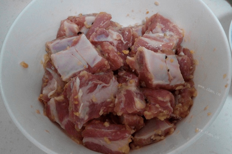 蒜蓉豆豉蒸排骨-电压力锅轻松版做法图解4)