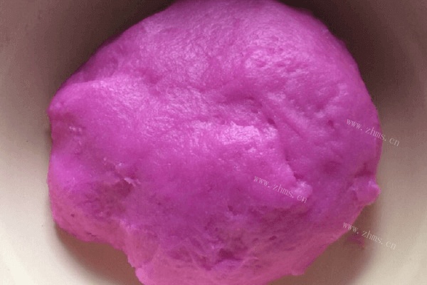 紫薯冰皮月饼（家庭版）做法图解2)