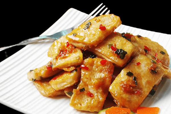 煎豆腐做法图解6)