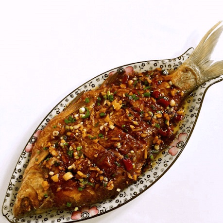 麻辣的红烧武昌鱼