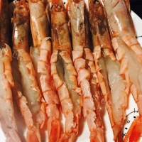 鲜美蒜蓉蒸阿根廷红虾的做法图解一