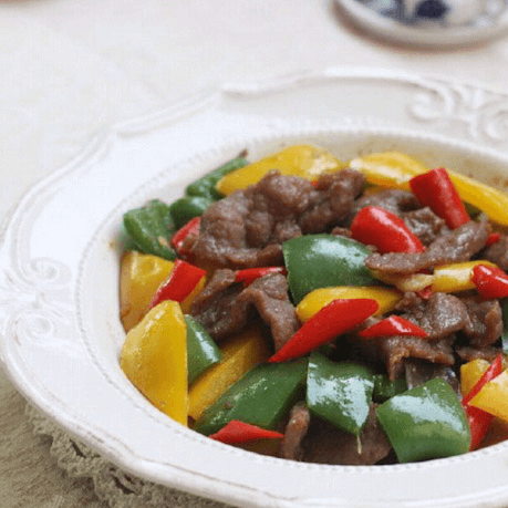 青椒炒牛肉