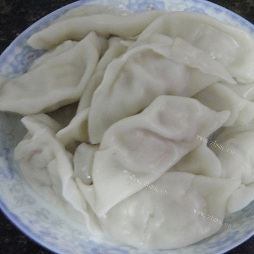 美味的白菜猪肉馅水饺