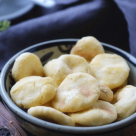 微波炉牛奶饼干
