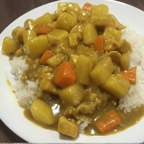 简单版咖喱鸡肉饭