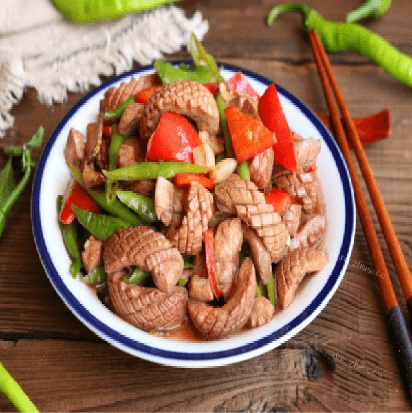 家常爆炒腰花