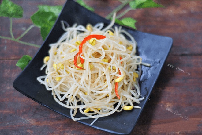 家常菜清炒黄豆芽