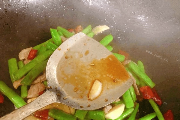 四季豆炒肉的做法做法图解6)