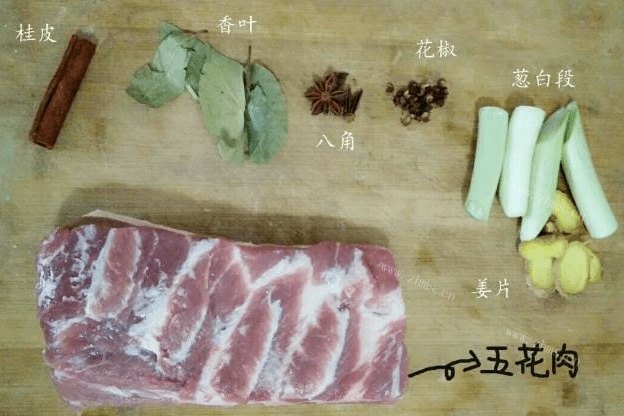 诱人的腐乳扣肉做法图解1)