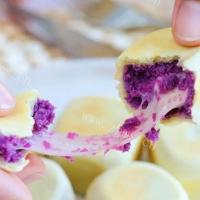紫薯芝士仙豆糕的做法图解八