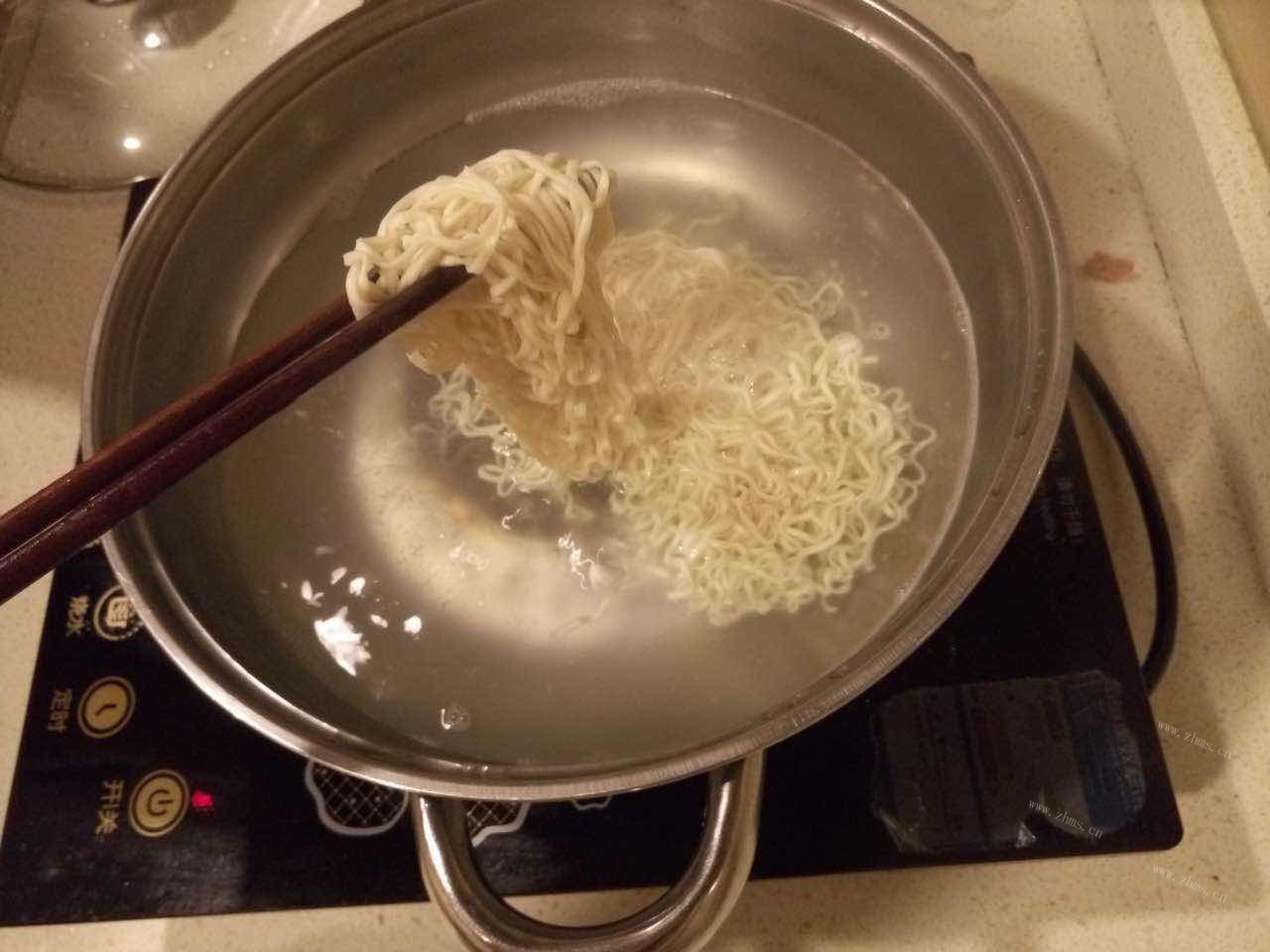 肉沫拌麦胚芽纯麦面做法图解4)