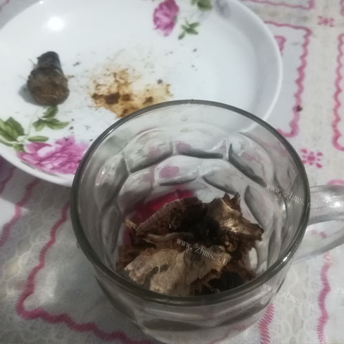 野生紫灵芝煎水做法图解3)