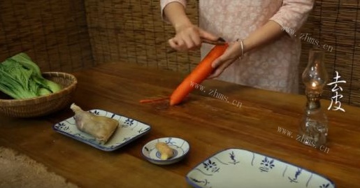 潮州芥菜腊鸭汤做法图解1)