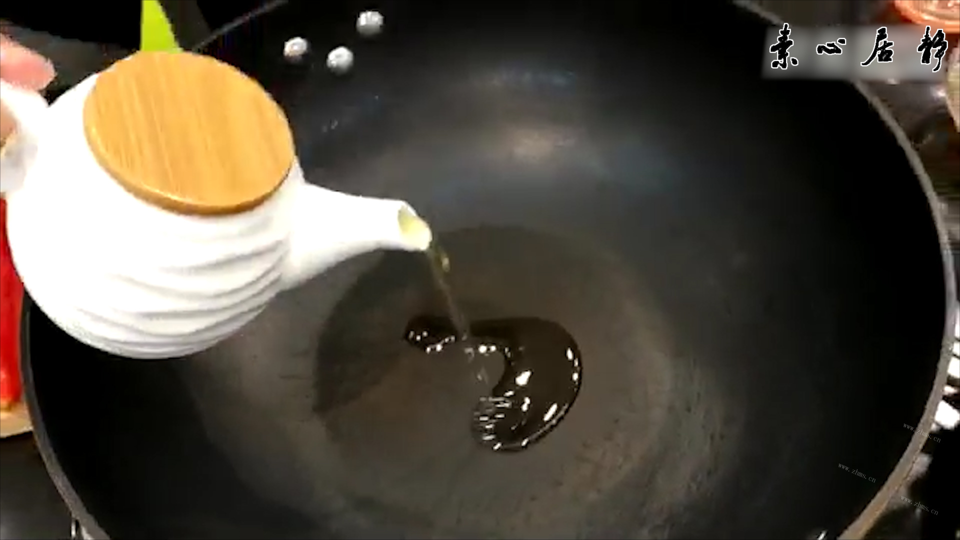 小葱拌豆腐蒸油煎香菇片-素心居静庄青山做法图解3)