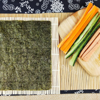 卷起秋天的美味，苦荞寿司来尝尝的做法图解三