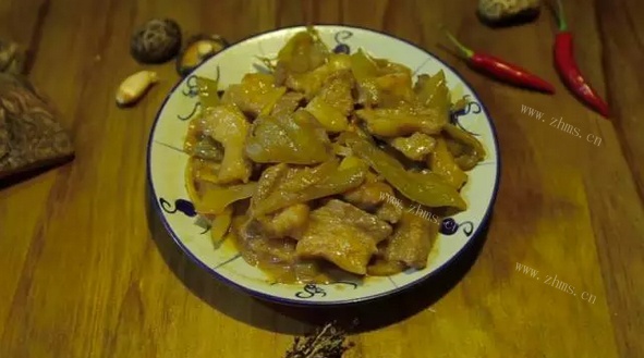 猪肉炒咸菜做法图解7)