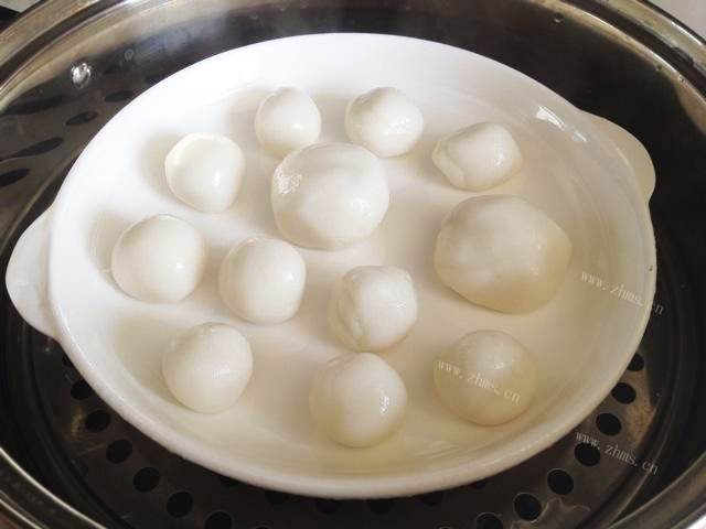 杂粮饭糯米糍粑 做法图解4)