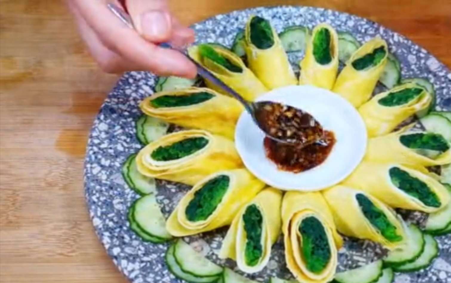 菠菜鸡蛋做法图解10)