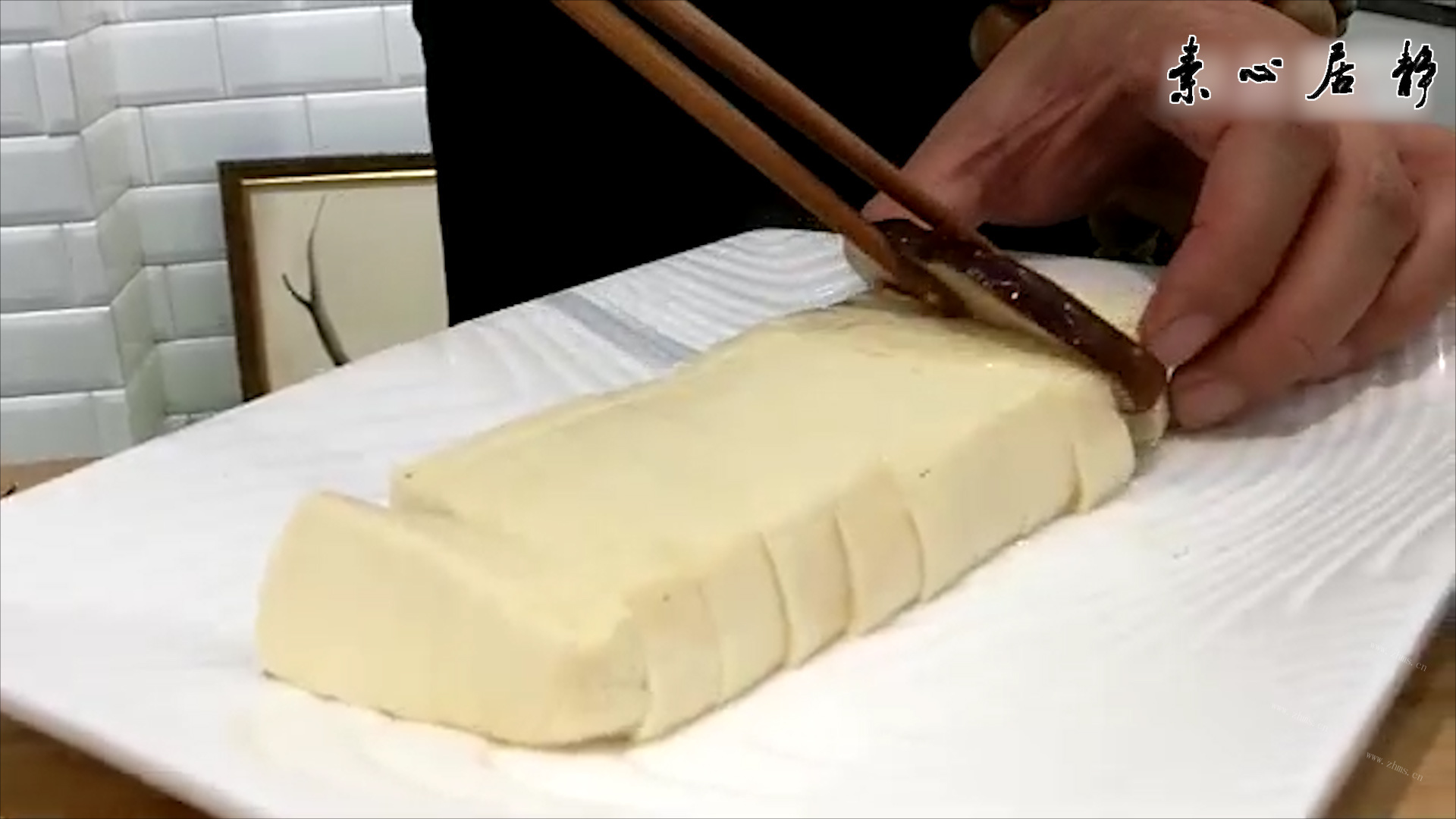 小葱拌豆腐蒸油煎香菇片-素心居静庄青山做法图解6)