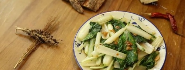 普宁豆酱炒小白菜做法图解3)