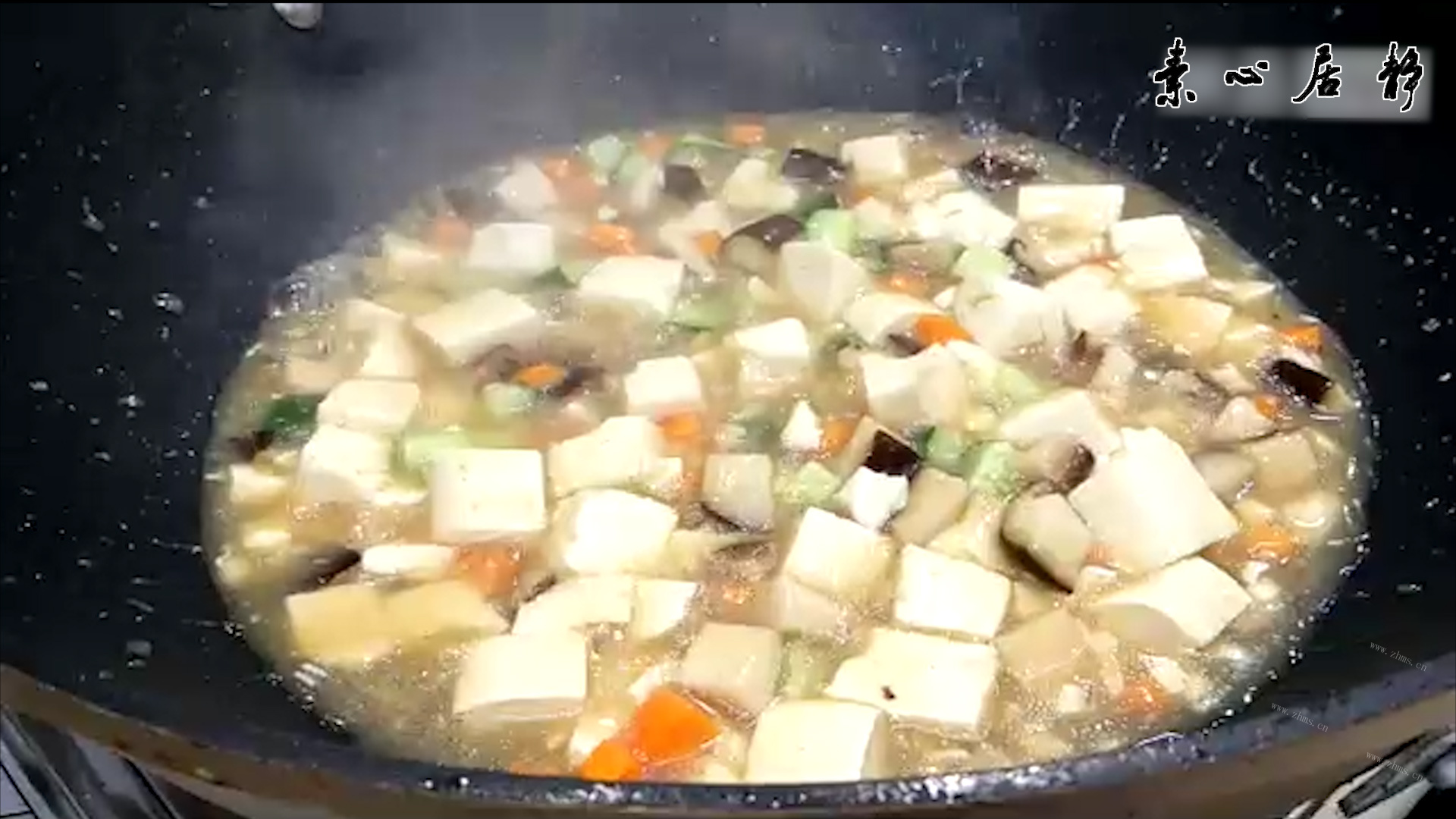 三鲜炖豆腐-素心居静庄青山做法图解16)