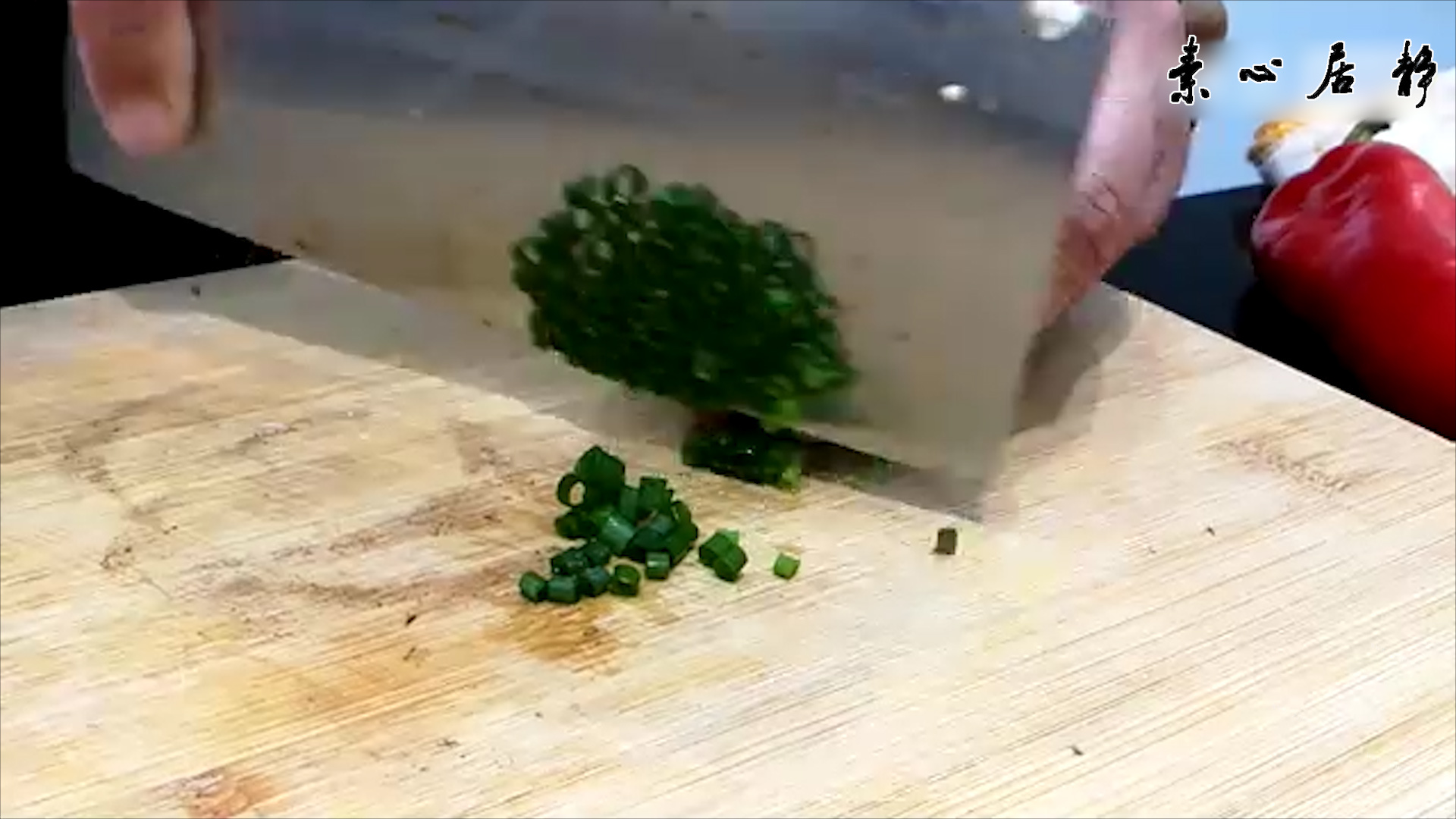 小葱拌豆腐蒸油煎香菇片-素心居静庄青山做法图解9)