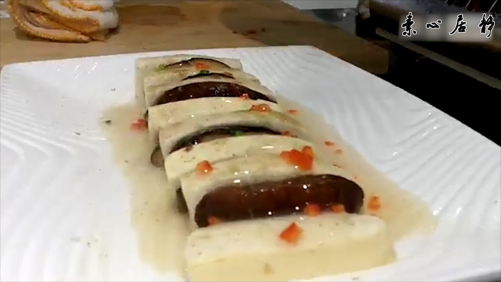 小葱拌豆腐蒸油煎香菇片-素心居静庄青山做法图解19)