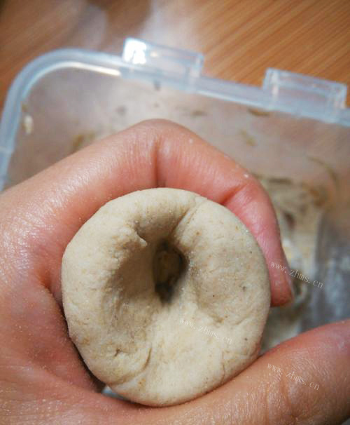 荞麦窝头夹外婆菜做法图解2)