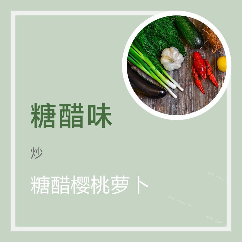 糖醋樱桃萝卜
